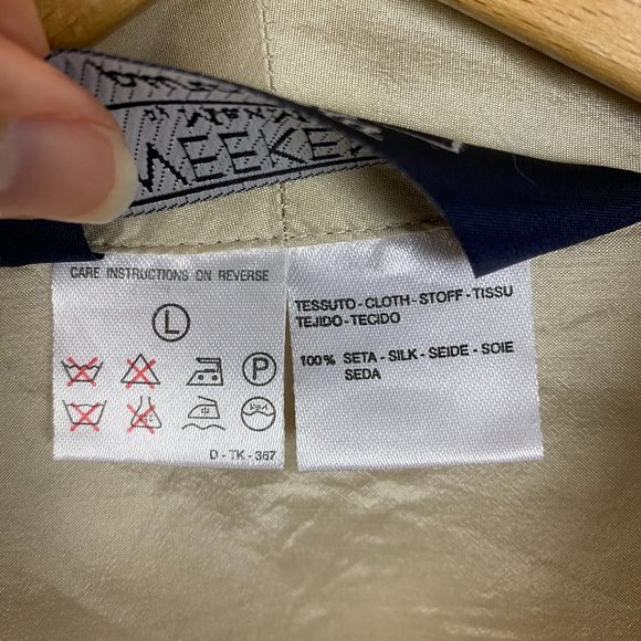 Max Mara Weekend Gold Silk Shirt - Picture 4 of 4